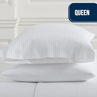 T200 Plain Percale Pillow Case Queen 21 X 31