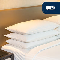 T200 Plain Percale Pillow Case Queen 21 X 31