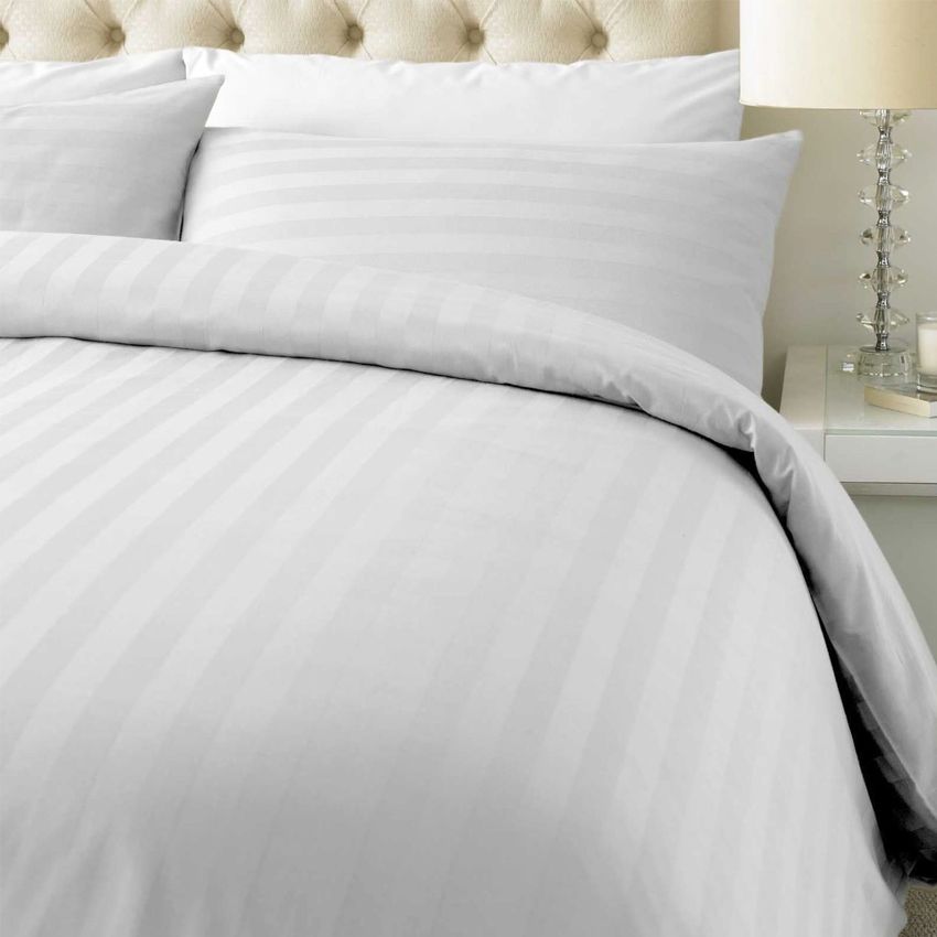 T250 Plain Percale Duvet Cover King 107 X 94